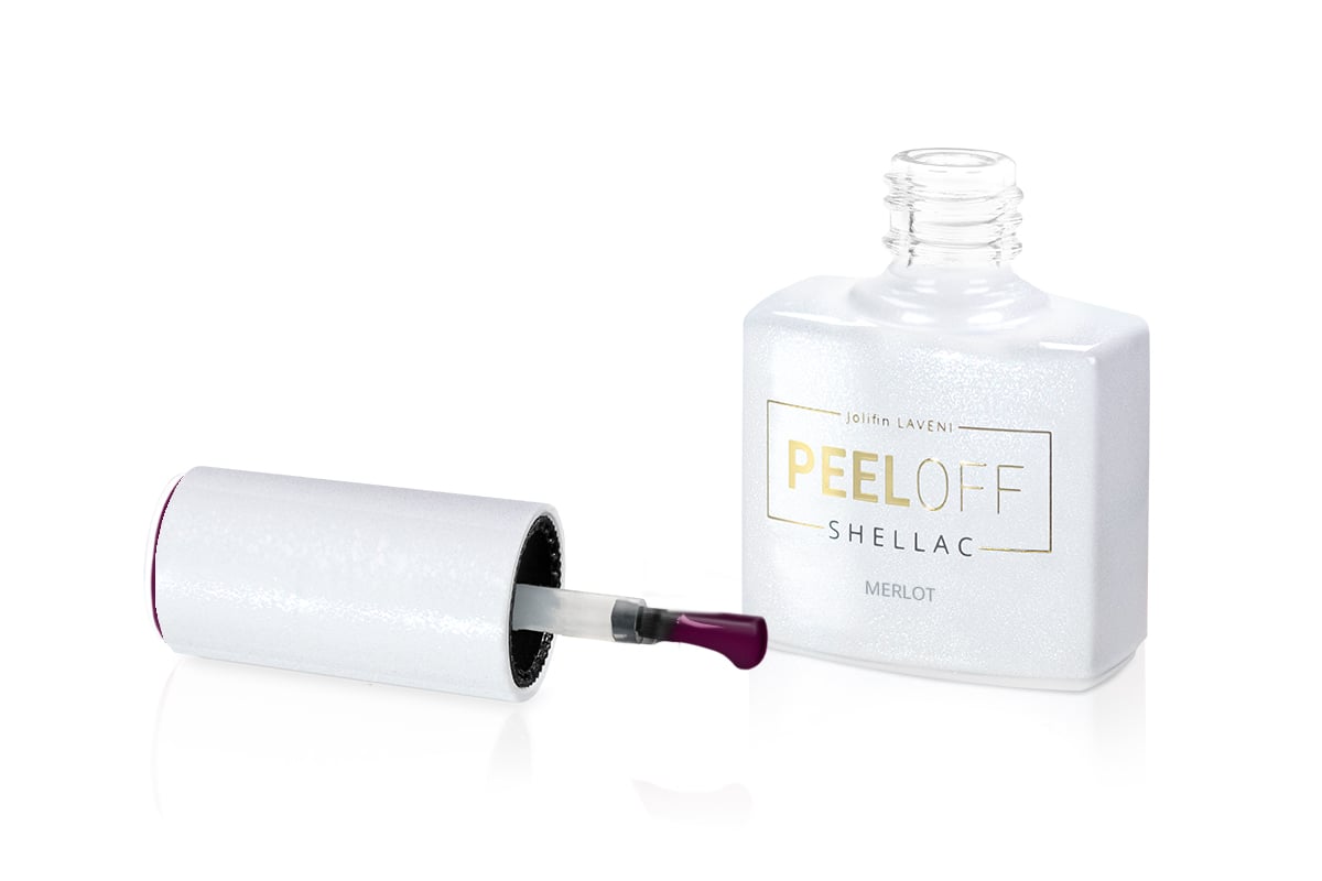 Jolifin LAVENI Shellac PeelOff - merlot 10ml