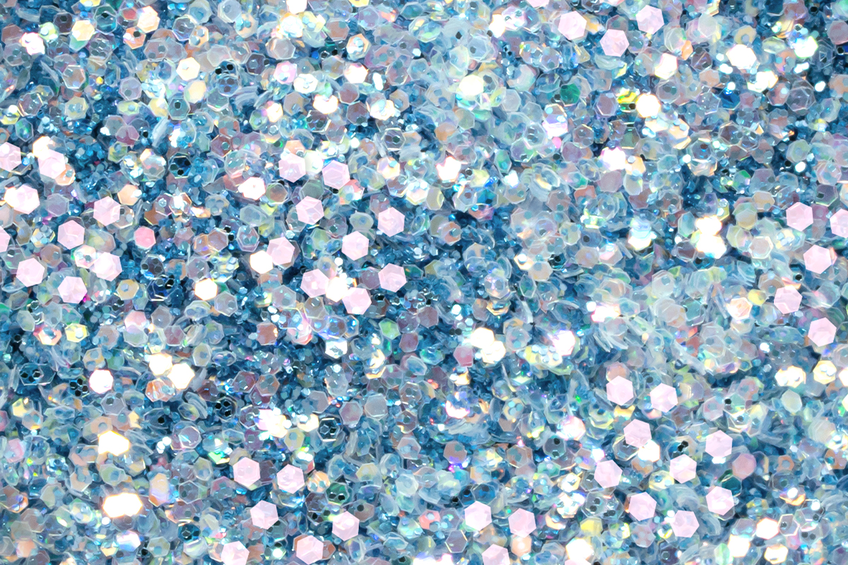 Jolifin Glitterpowder - fairy azure blue