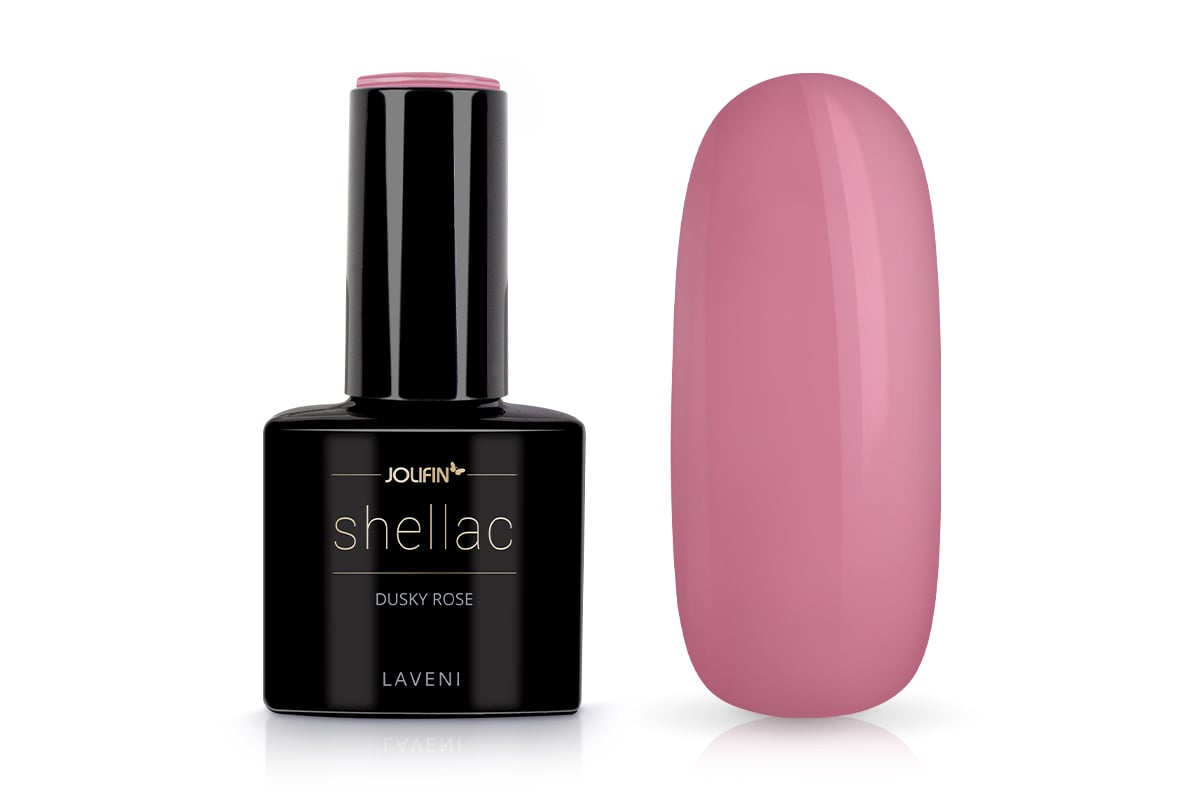 Jolifin LAVENI Shellac - dusky rose 10ml