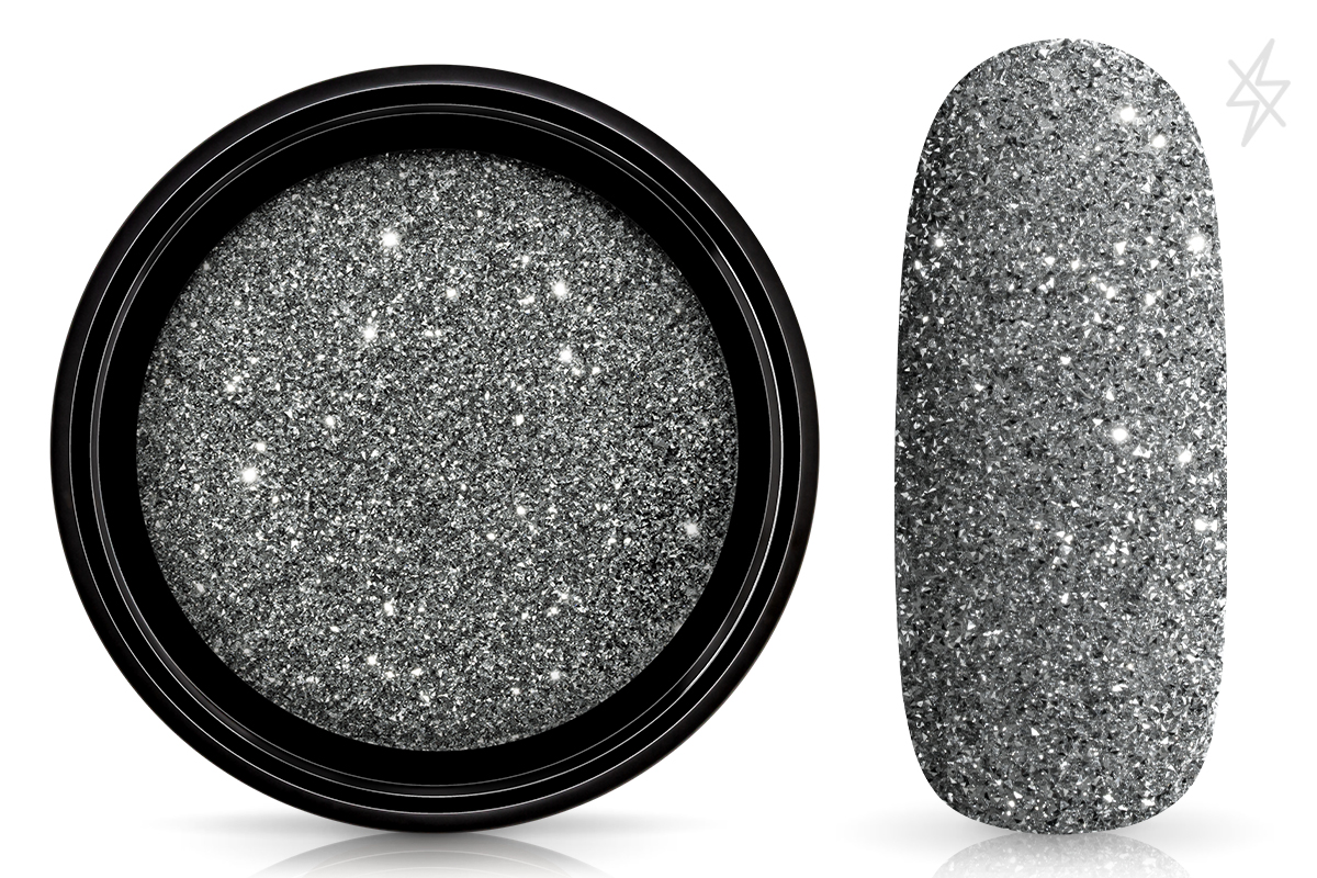 Jolifin LAVENI FlashOn Glitterpuder - silver star