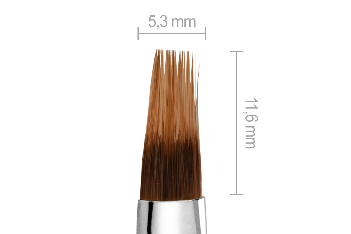 Jolifin Premium Brush Butterfly white - Ombre 