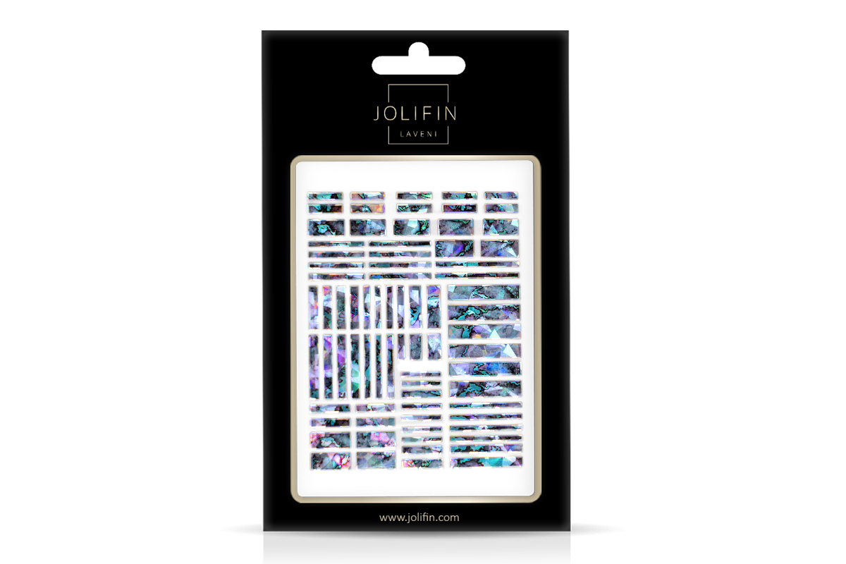 Jolifin LAVENI XL Sticker - Hologram Marble No. 2