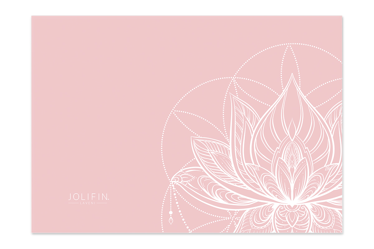 Jolifin LAVENI Silicone Mat XXL - rose mandala