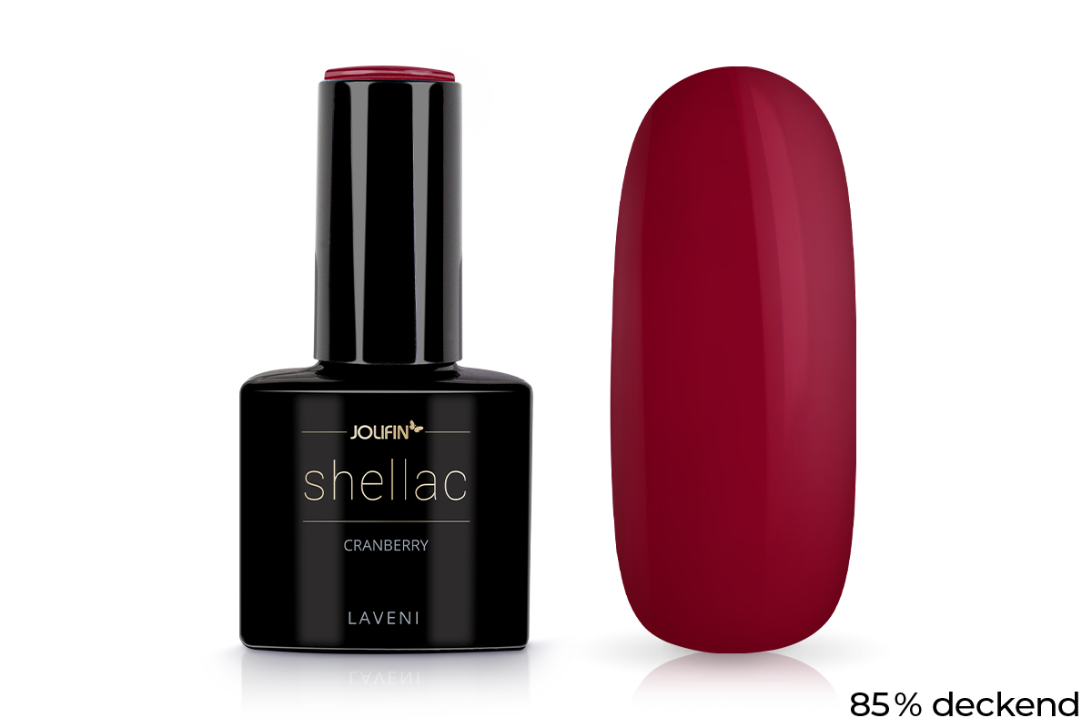 Jolifin LAVENI Shellac - cranberry 10ml