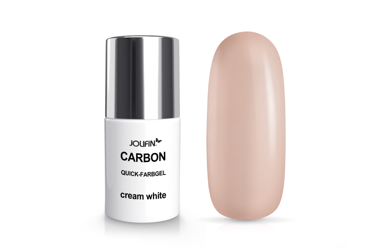 Jolifin Carbon Quick-Farbgel - cream white 11ml