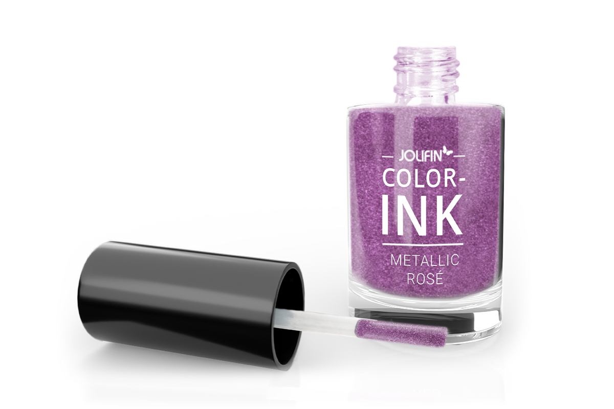 Jolifin Colour-Ink - metallic rosé 5ml