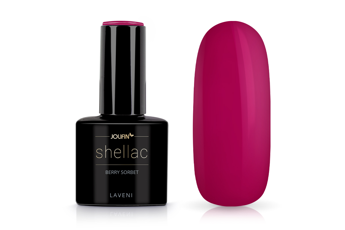 Jolifin LAVENI Shellac - berry sorbet 10ml