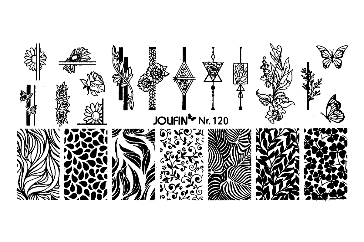 Jolifin Stamping Stencil No. 120