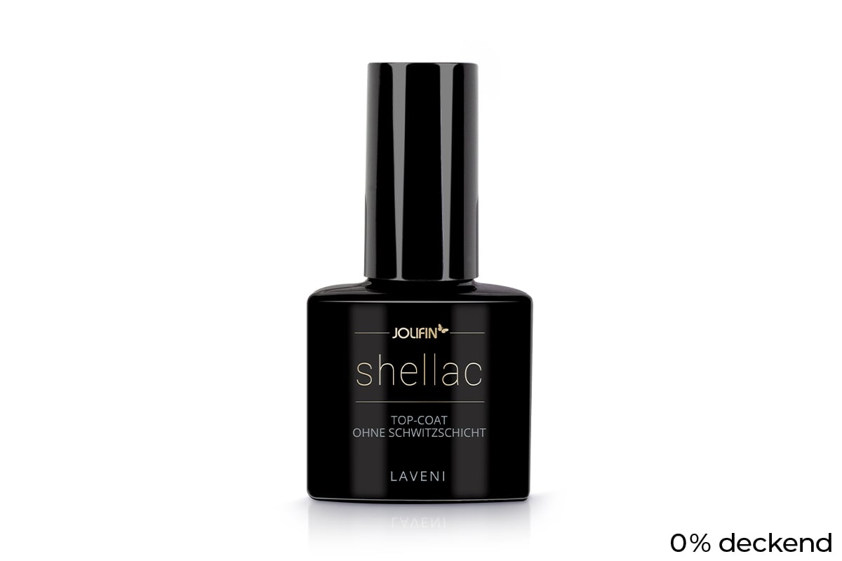 Jolifin LAVENI Shellac - Top-Coat ohne Schwitzschicht 10ml