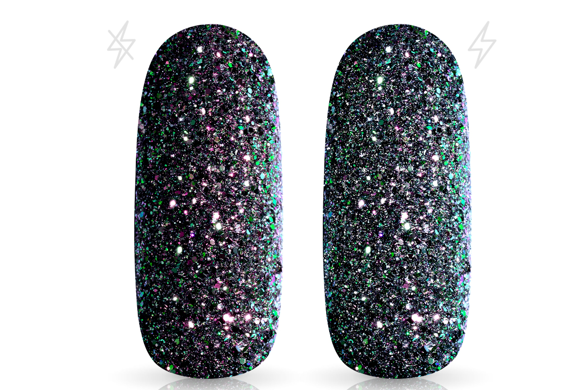 Jolifin LAVENI FlashOn glitter powder - purple night