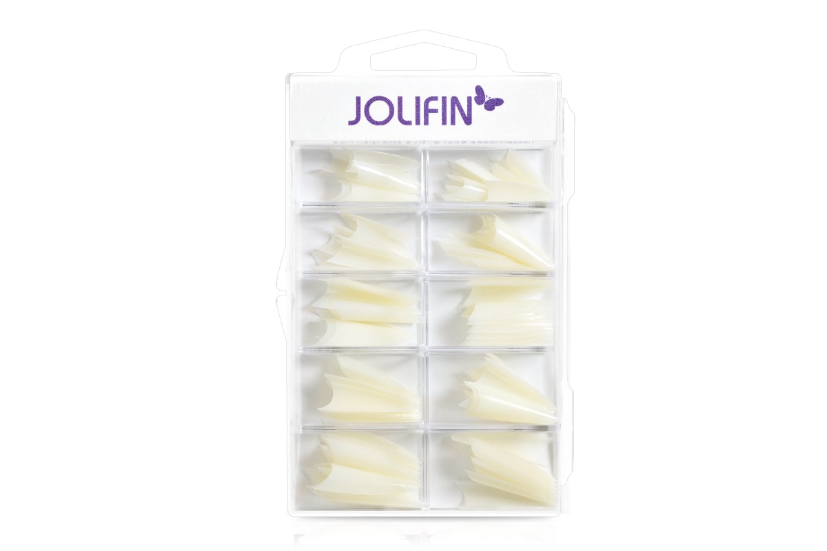 Jolifin 100 tip box almond natural