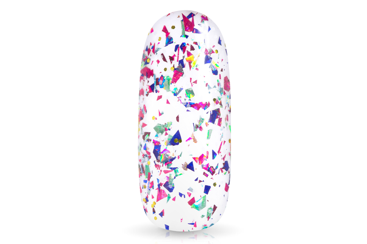 Jolifin LAVENI Shellac - confetti flakes 10ml