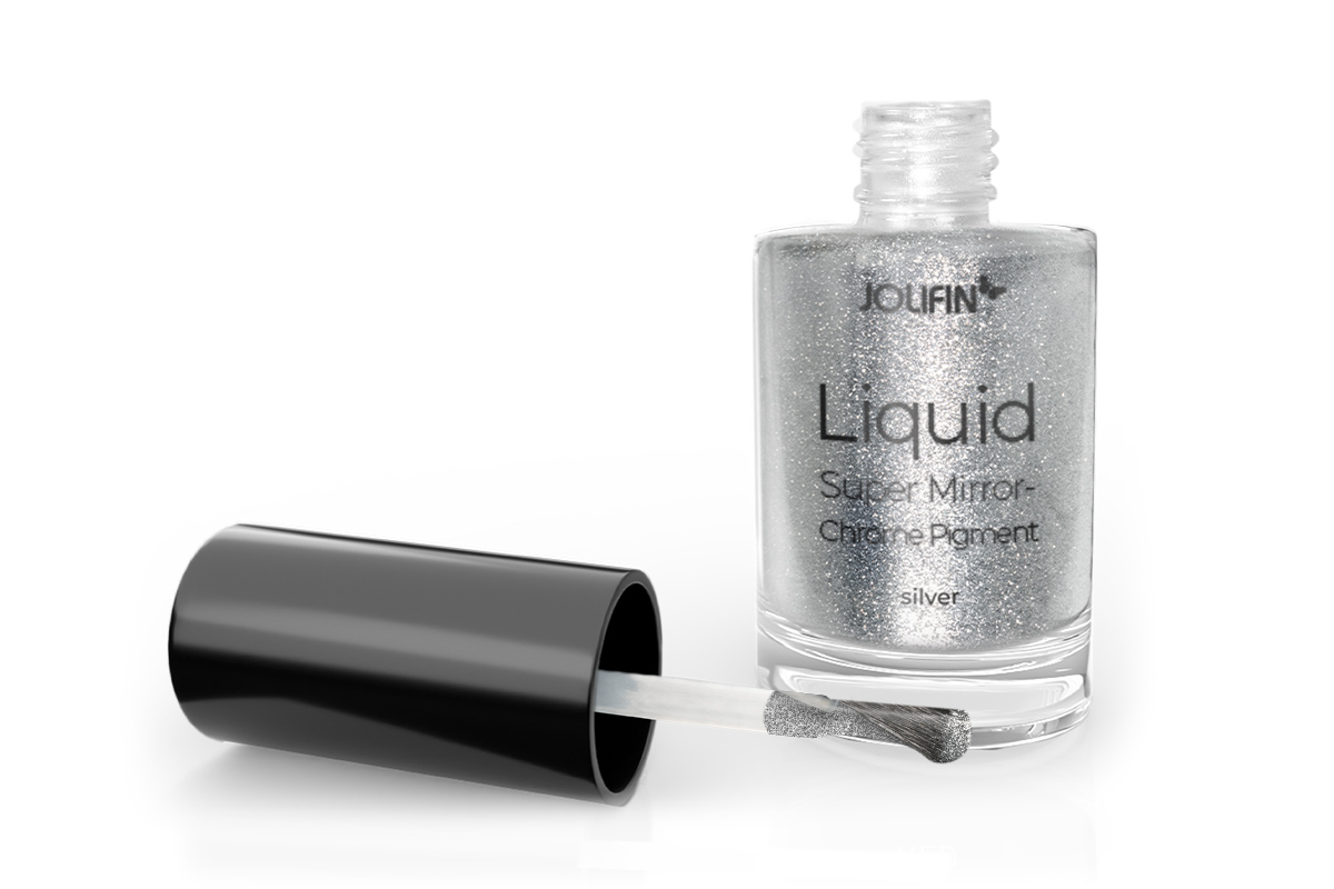 Jolifin Liquid Super Mirror-Chrome Pigment - silver 6ml