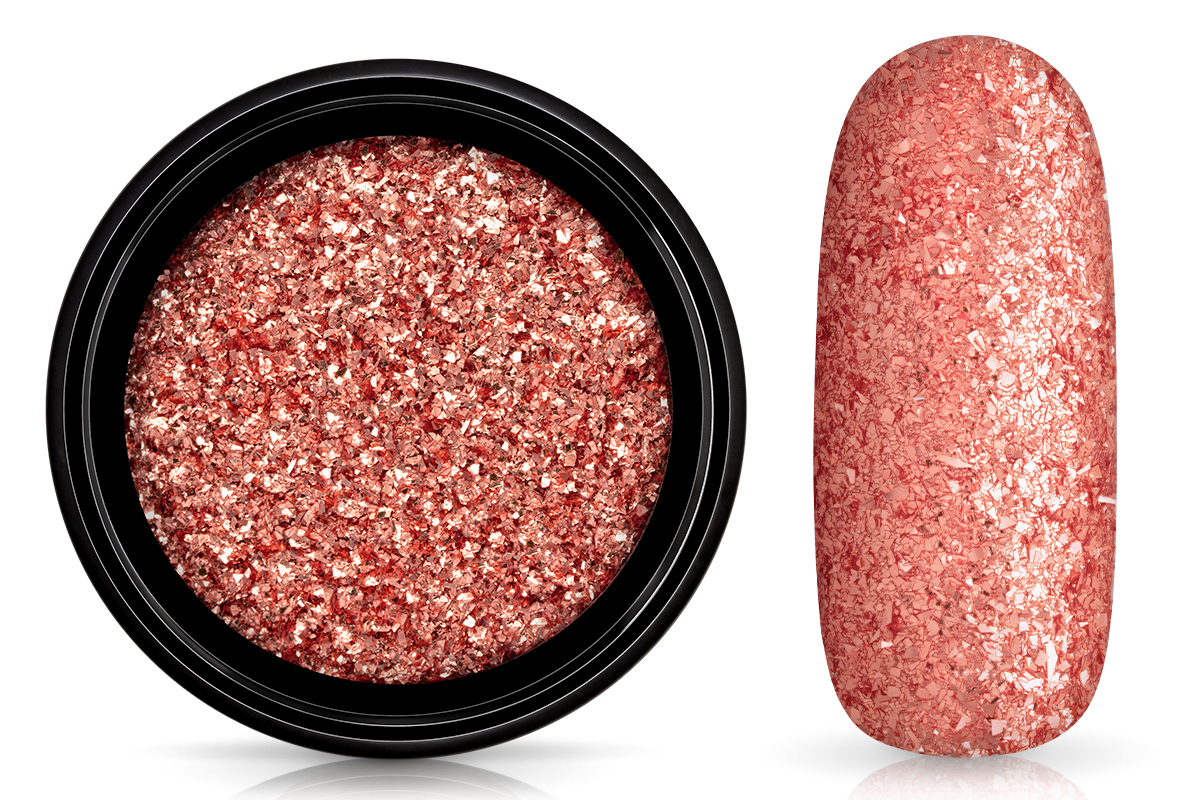 Jolifin LAVENI Elegance Dust Flakes - rosé & coral