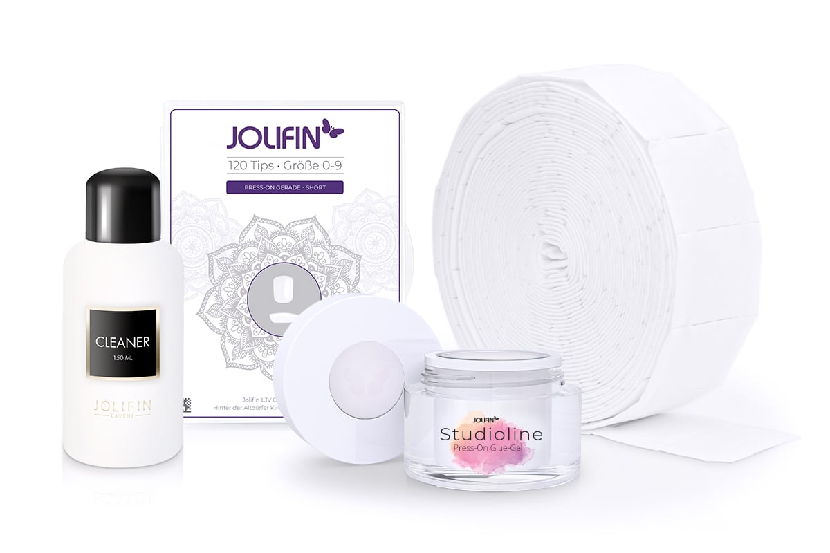 Jolifin LAVENI Shellac Starter Set - S - Neo Device Press-On