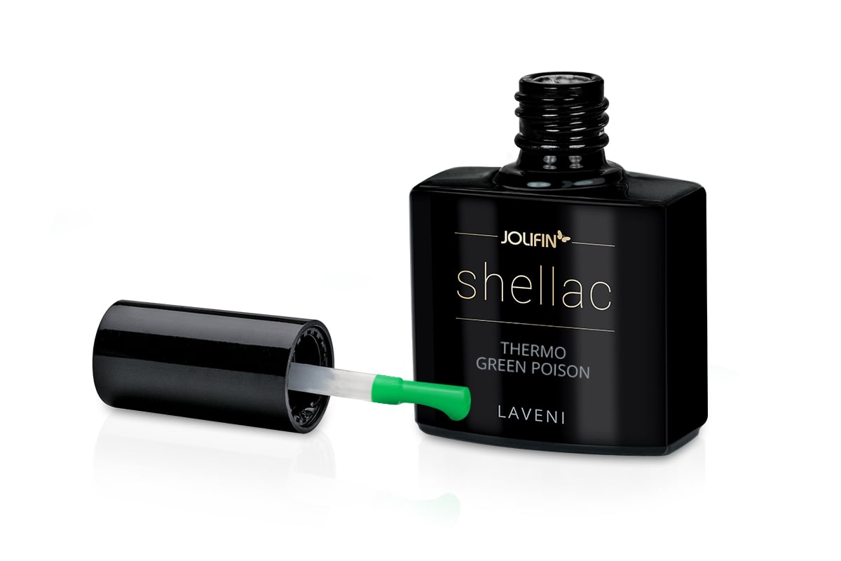 Jolifin LAVENI Shellac - Thermo green poison 10ml